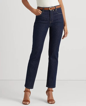 Lauren Ralph Lauren Women's High-Rise Boot Jeans Blue Size 6 MSRP $115
