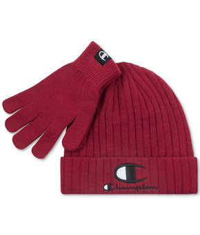 Champion Men's Beanie & Gloves Set Brown Size One Size