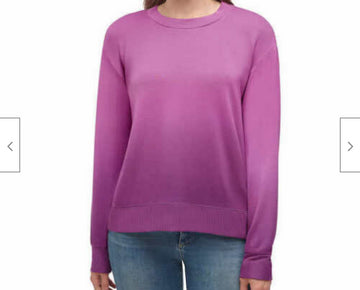 Splendid womens Crewneck Long Sleeve Pullover Top purple Size S
