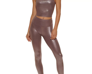 Calvin Klein Performance Strappy-Back Tank Top Shiny Purple Size XS MSRP $50