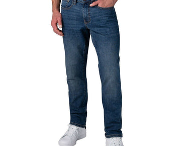 Izod Men's Comfort Stretch Straight Fit Jeans Blue Size 40X30