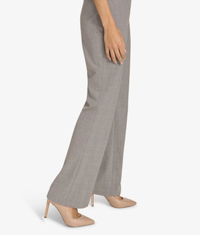 Calvin Klein Women's Petite Whitney Wide-Leg Pants Gray Size 8P MSRP $109