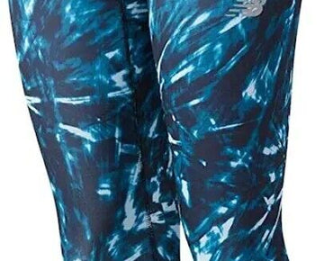 New Balance Women's Accelerate Active Capri pants leggings Blue Size L