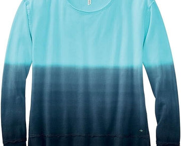 Legendary Whitetails Women Country High Fleece Navy Blue Ombre Size S