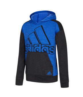 adidas Toddler Boys M?lange Event Hoodie Blue Size 4 MSRP $40