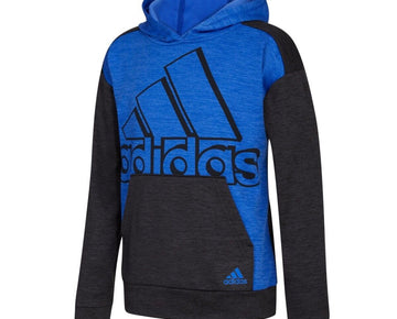 adidas Toddler Boys M?lange Event Hoodie Blue Size 4 MSRP $40