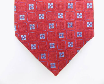 The Men's Store at Bloomingdale's Red 100% Silk Necktie MSRP $59