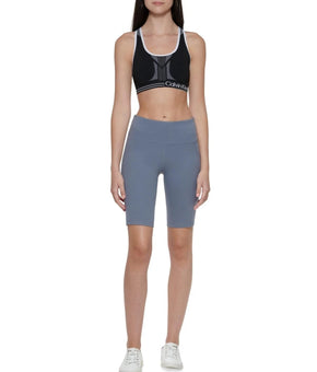 Calvin Klein Performance Biker Shorts Womens Size XL Gray High Waist 9 Inseam