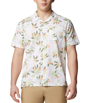 Columbia Men Arrow Springs Short-Sleeve Button-Up Shirt White Size XXL MSRP $50