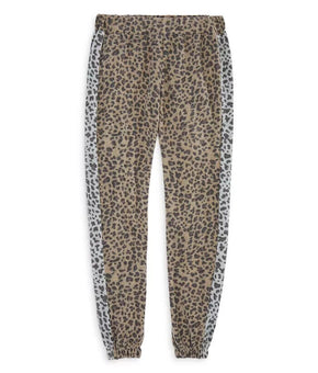 Vintage Havana Girls' Animal Print Jogger Pants - Big Kid Brown Size S MSRP $66