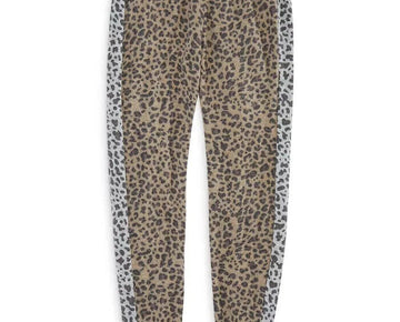 Vintage Havana Girls' Animal Print Jogger Pants - Big Kid Brown Size S MSRP $66