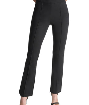 DKNY Womens Solid Rayon Bootcut Pants Size 2 Black MSRP $89