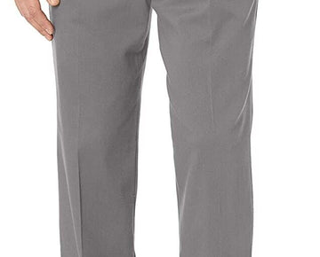 DOCKERS Men's Easy Classic Fit Khaki Stretch Pants Gray Size 38x29 MSRP $50