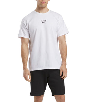 Reebok Mens Regular fit Short Sleeve Graphic T-Shirt Shirt Medium White Solid