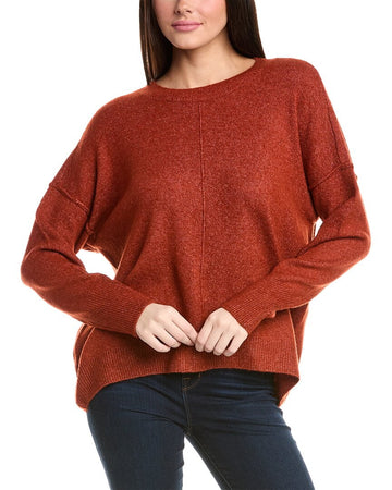 Vince Camuto womens Cozy Sweater, Brown Size L