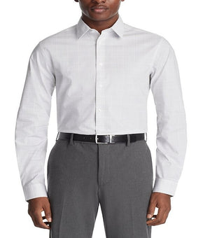 Calvin Klein Steel Men's Slim Fit Dress Shirt Gray SIze 17 x 32/33 MSRP $85