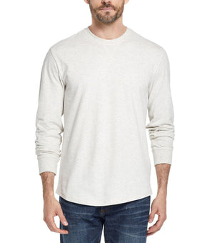 WEATHERPROOF VINTAGE Brushed Jersey Crew Neck T-shirt Heather Gray Size S $44