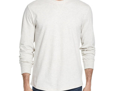 WEATHERPROOF VINTAGE Brushed Jersey Crew Neck T-shirt Heather Gray Size S $44