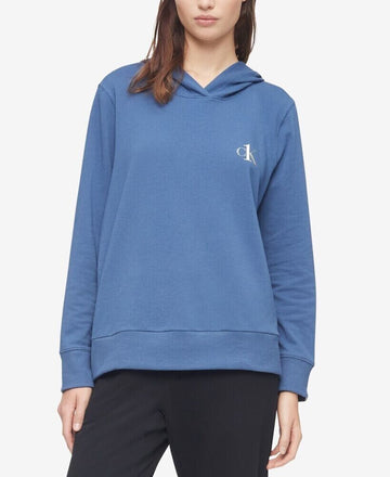 Calvin Klein Women s Plus French Terry Lounge Hoodie blue Size 1X MSRP $54