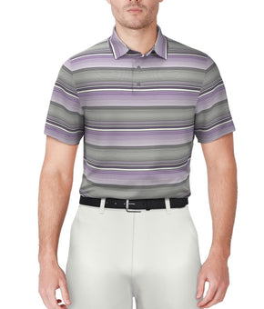 PGA TOUR Men's Linear Energy Performance Golf Polo Shirt Purple Size XL MSRP $68
