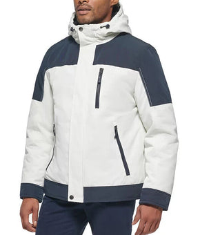 Club Room Men's 3-in-1 Hooded Jacket White Size XL MSRP $250