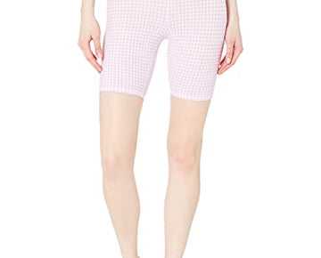 Bandier x Sincerely Jules_The Bryn 7" Biker Short Lavendar Pink Plus Size1X