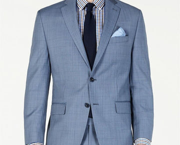 Michael Kors Mens ClassicFit Stretch Light Blue Suit Jacket Size 42-S MSRP $450