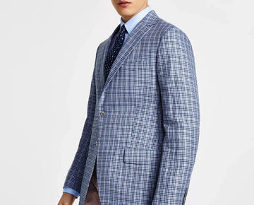 Lauren Ralph Lauren Ultraflex Classic Linen Sportcoats Blue Size 36S MSRP $295