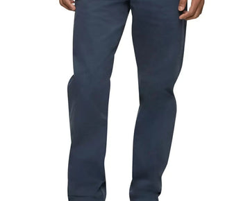 CALVIN KLEIN Men's Straight-Fit Stretch Chino Pants Navy Blue 36X30 MSRP $80