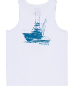 Columbia Men Regular fit Sleeveless Tank Top Shirt XXL White Solid
