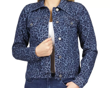 Michael Michael Kors Petite Cotton Denim Jacket Blue Size P/XS MSRP $125