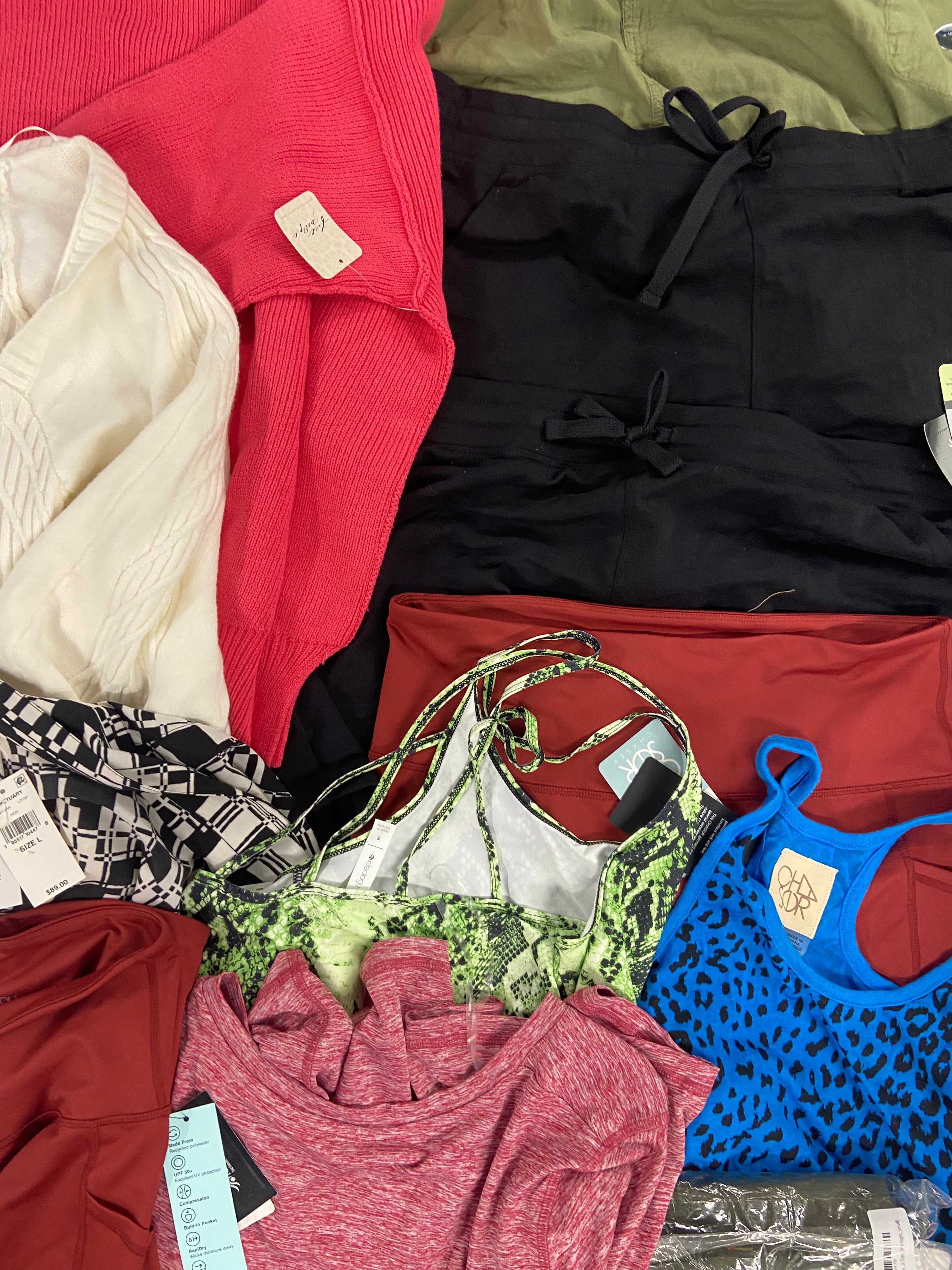 Women's Clothing Assorted Wholesale Lot, FREE PEOPLE, KAREN SCOTT, ORV 