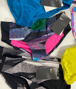 Women's Swimwear Wholesale Lot, NIKE, RAISINS PLUS, ANNE COLE, ISLAND ESCAPE and more, 18 items, Shelf Pulls, MSRP $788