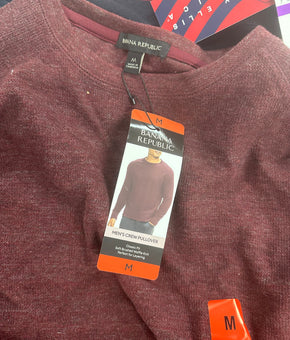 Men's Clothing Sweaters & Others, Wholesale Lot, BANANA REPUBLIC, PERRY ELLIS, CLUB ROOM, 10 items, Shelf Pulls, MSRP $646