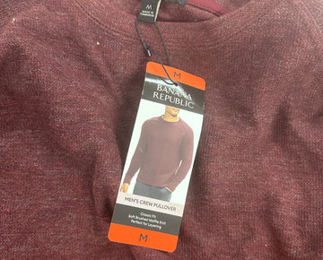 Men's Clothing Sweaters & Others, Wholesale Lot, BANANA REPUBLIC, PERRY ELLIS, CLUB ROOM, 10 items, Shelf Pulls, MSRP $646