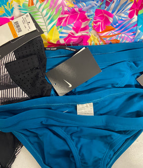 Women's Swimwear Wholesale Lot, NIKE, ANNE COLE, COLE OF CALIFORNIA and more, 12 items, Shelf Pulls, MSRP $591