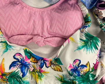 Women's Swimwear Wholesale Lot, ISLAND ESCAPE, JESSICA SIMPSON, MIKEN CLOTHING, SALT + COVE and more, 14 items, Shelf Pulls, MSRP $495