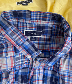 Men's Clothing Button Down Shirts Wholesale Lot, BAR III, CLUB ROOM, ALFANI, 12 items, Shelf Pulls, MSRP $707