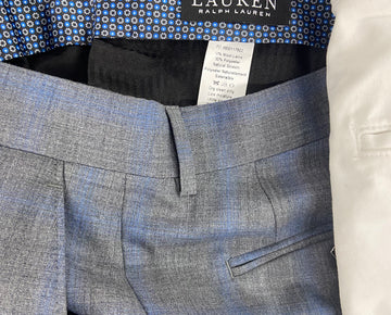 Men's Clothing Pants & Shorts Wholesale Lot, RAG & BONE, LAUREN RALPH LAUREN, PGA TOUR, CALVIN KLEIN, INC and more, 10 items, Shelf Pulls, MSRP $917
