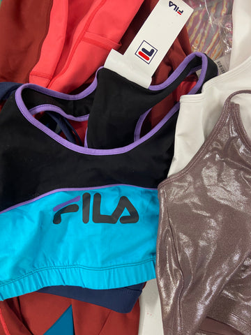 Women's Clothing Activewear Wholesale Lot, NIKE, THE NORTH FACE, ADIDAS, CALVIN KLEIN, FILA and more, 24 items, Shelf Pulls, MSRP $761