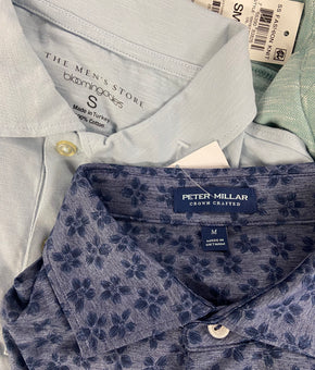 Men's Clothing Tops & Other Wholesale Lot, ADIDAS, PETER MILLAR, KOMAR LAYERING and more, 11 items, Shelf Pulls, MSRP $567