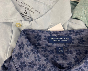 Men's Clothing Tops & Other Wholesale Lot, ADIDAS, PETER MILLAR, KOMAR LAYERING and more, 11 items, Shelf Pulls, MSRP $567