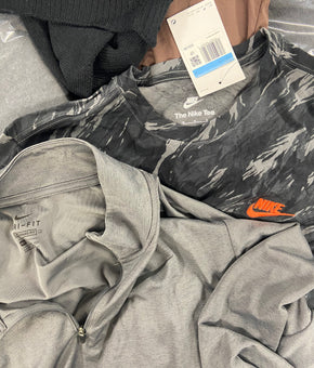 Men's Clothing Tops & Others, Wholesale Lot, NIKE, CALLAWAY, UNDER ARMOUR, ADIDAS, CHAMPION and more 15 items, Shelf Pulls, MSRP $761