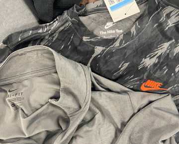 Men's Clothing Tops & Others, Wholesale Lot, NIKE, CALLAWAY, UNDER ARMOUR, ADIDAS, CHAMPION and more 15 items, Shelf Pulls, MSRP $761