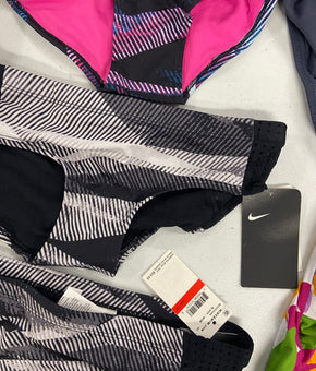 Women's Swimwear Wholesale Lot, NIKE, BAR III, ISLAND ESCAPE, 1 STATE, ANNE COLE, 8 items, Shelf Pulls, MSRP $482