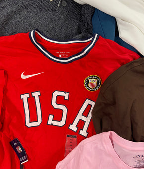 Men's Clothing Activewear & Others, Wholesale Lot, NIKE, POLO RALPH LAUREN, UNDER ARMOUR, ADIDAS, CHAMPION, CLUB ROOM and more, 14 items, Shelf Pulls, MSRP $494