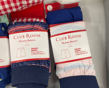 Men's Underwear (Boxers & Others) Wholesale Lot, ALFANI, CLUB ROOM 16 items, Shelf Pulls, MSRP $450