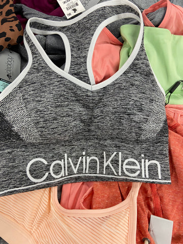 Women's Activewear Clothing Assorted Wholesale Lot, NIKE, CALVIN KLEIN, RONHILL and more, 19 items, Shelf Pulls, MSRP $726