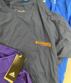 Men's Clothing Tops ADIDAS, COLUMBIA, KARL LAGERFELD, CLUB ROOM and more, Wholesale Lot 11 items, Shelf Pulls, MSRP $527