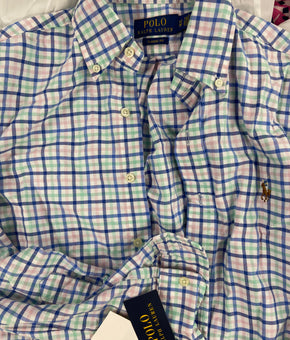 Men's Clothing Button Down Shirts, Wholesale Lot, POLO RALPH LAUREN, BAR III, CLUB ROOM, 9 items, Shelf Pulls, MSRP $587